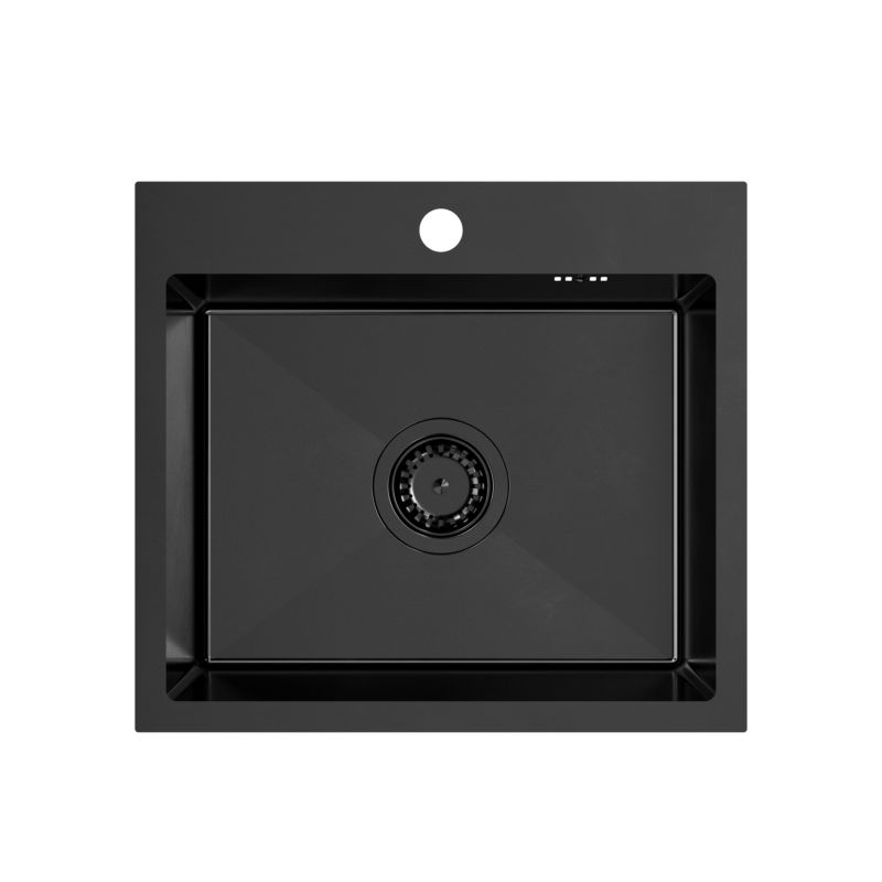 Zlewozmywak stalowy Quadron Stillo 100 czarny