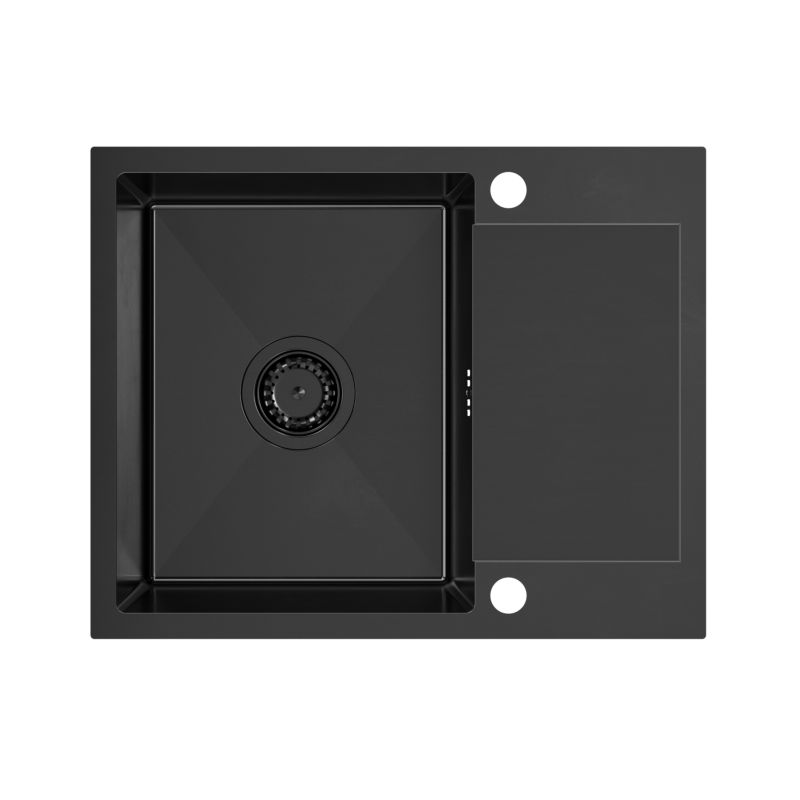 Zlewozmywak stalowy Quadron Stillo 116 czarny