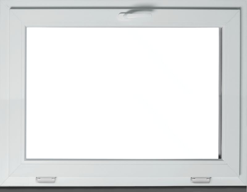 Okno PCV uchylne 1165 x 835 białe