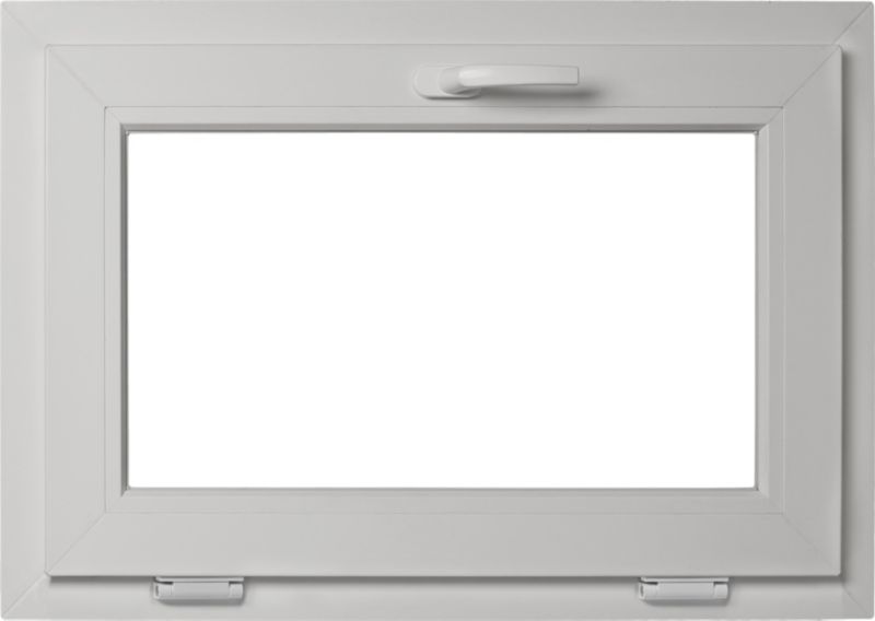 Okno PCV uchylne trzyszybowe 865 x 535 mm antracytowe / białe