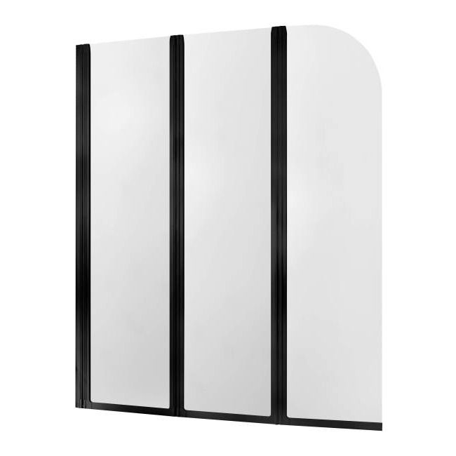 Parawan nawannowy Modern 3-częściowy czarny