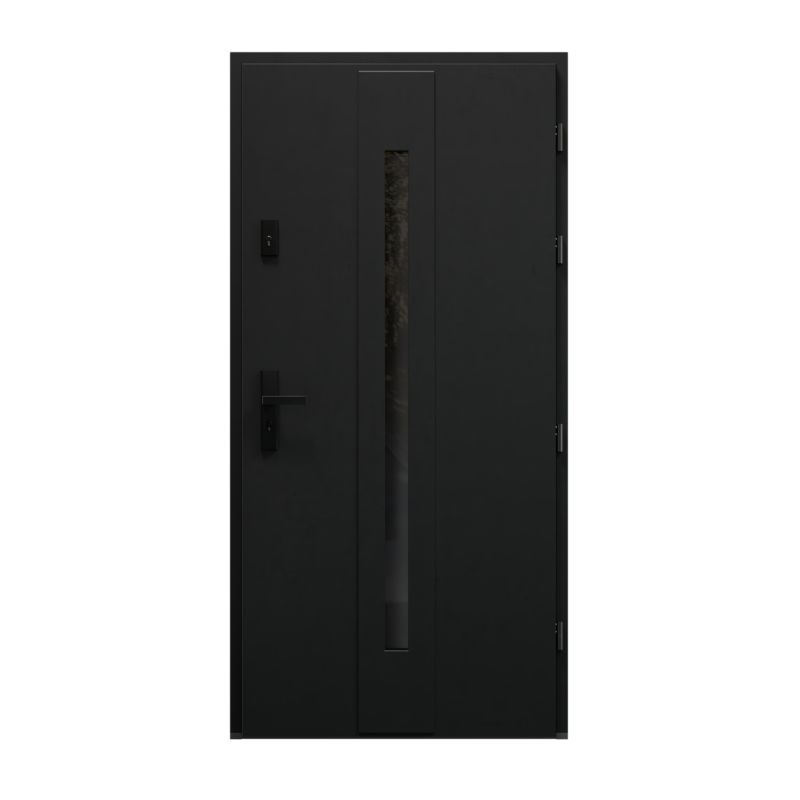 Drzwi zewnętrzne Radex Holm P90 C-90 prawe Dark Grey