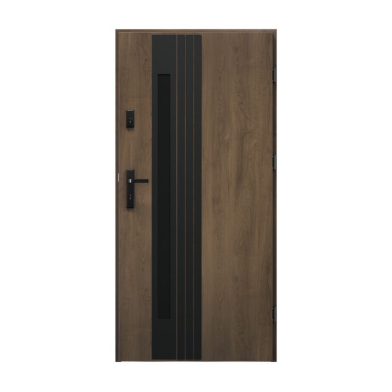 Drzwi zewnętrzne Radex Samar S68 90 prawe toffee