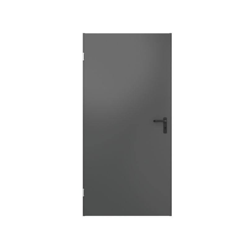 Drzwi techniczne O.K.DOORS AXIOM 43 mm 100 rewersyjne antracyt