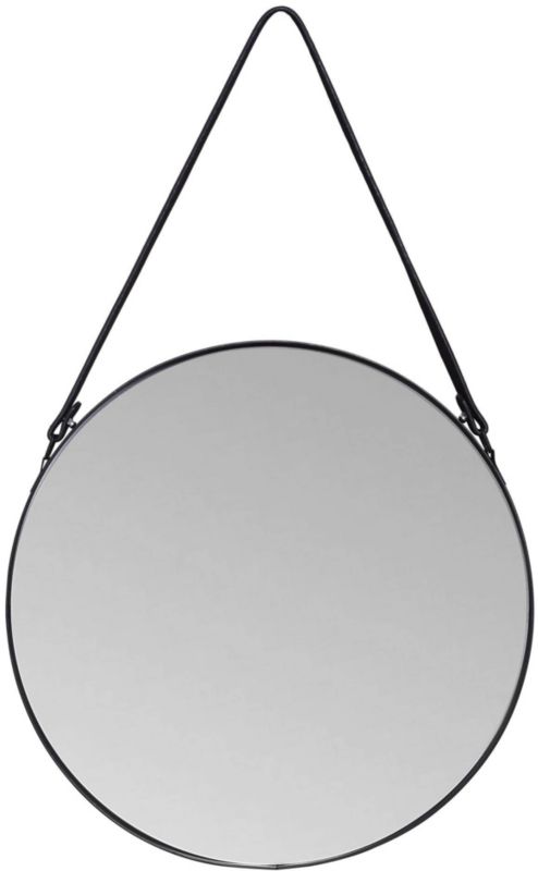 Lustro okrągłe Splendid Perito 60 cm czarne