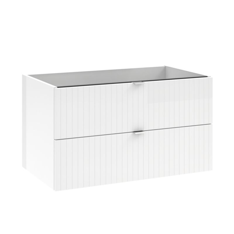 Szafka pod umywalkę Mirano Listrado wisząca 80 cm biała