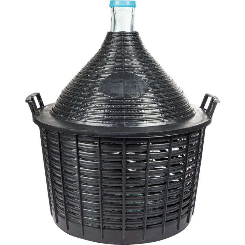 Balon do wina Browin w koszu plastikowym 25 l