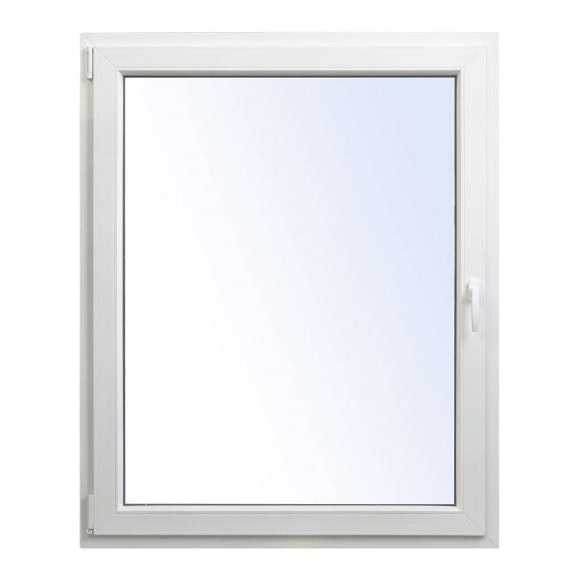 Okno PCV rozwierno-uchylne dwuszybowe Rehau 1165 x 1435 mm lewe białe