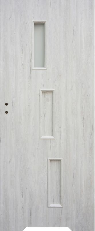 Drzwi z podcięciem Roma 70 prawe dąb silver
