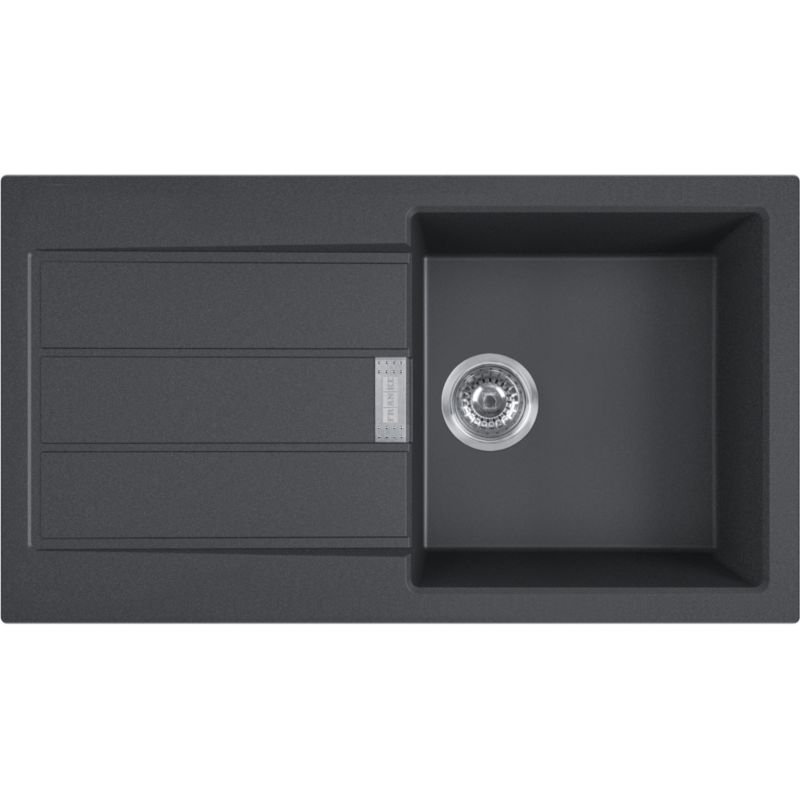 Zlewozmywak granitowy Franke Sirius SD2 Slim 611-78 czarny