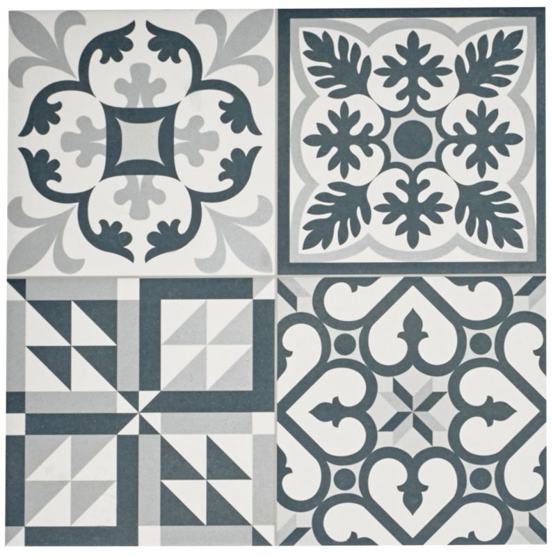 Gres Heritage 33,15 x 33,15 cm czarny 1,32 m2