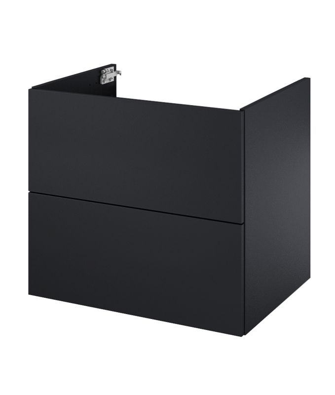 Szafka pod umywalkę Roca Style 60 cm wisząca czarny mat
