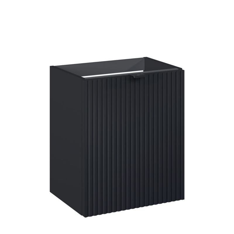 Szafka pod umywalkę Roca Lamea 45 cm czarny mat